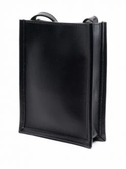 Alexander McQueen embroidered logo messenger bag