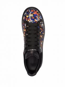 Alexander McQueen Oversized paint-embroidery sneakers