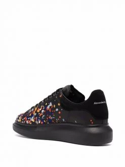 Alexander McQueen Oversized paint-embroidery sneakers
