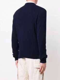 Alexander McQueen skull-embroidered wool jumper