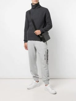 Alexander McQueen asymmetric turtleneck wool jumper