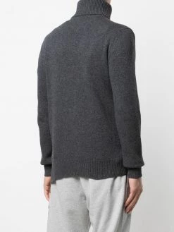 Alexander McQueen asymmetric turtleneck wool jumper