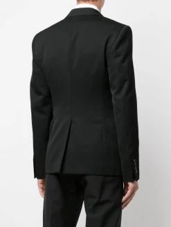 Alexander McQueen brooch-detail blazer