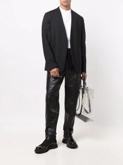 Alexander McQueen leather track pants