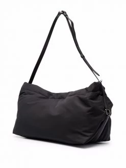 Alexander McQueen large logo-embroidered shoulder bag