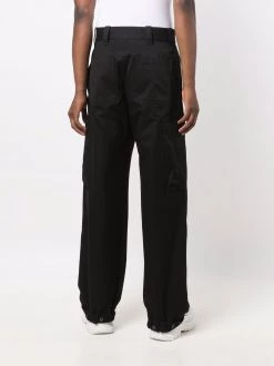 Alexander McQueen flap-pocket cotton trousers