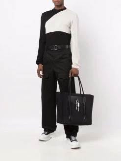 Alexander McQueen flap-pocket cotton trousers