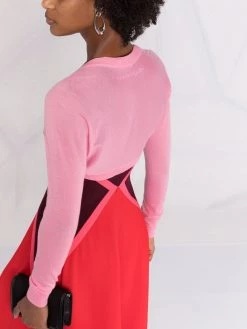 Alexander McQueen embroidered-logo bolero cardigan