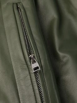 Alexander McQueen elasticated leather joggers