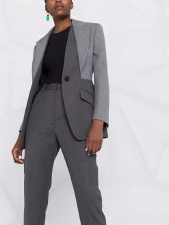 Alexander McQueen cropped high-waisted trousers