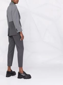 Alexander McQueen cropped high-waisted trousers