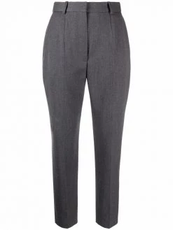 Alexander McQueen cropped high-waisted trousers
