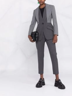 Alexander McQueen cropped high-waisted trousers