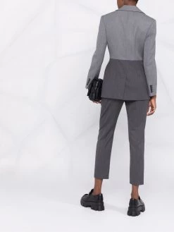 Alexander McQueen layered single-breasted jacket