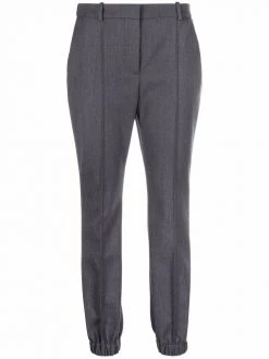 Alexander McQueen pressed-crease trousers