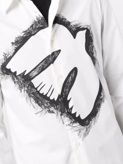 Wholesale โ Alexander McQueen Dove Lace print ๐ shirt ๐ 9 Alexander McQueen Dove Lace-print shirt