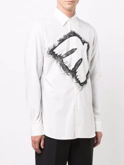 Wholesale โ Alexander McQueen Dove Lace print ๐ shirt ๐ 7 Alexander McQueen Dove Lace-print shirt