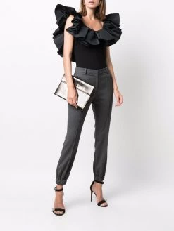 Alexander McQueen ruffle collar sleeveless top