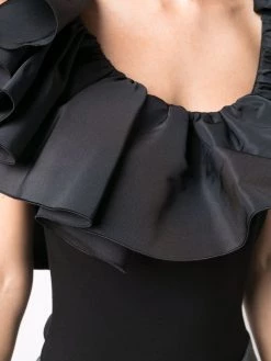 Alexander McQueen ruffle collar sleeveless top