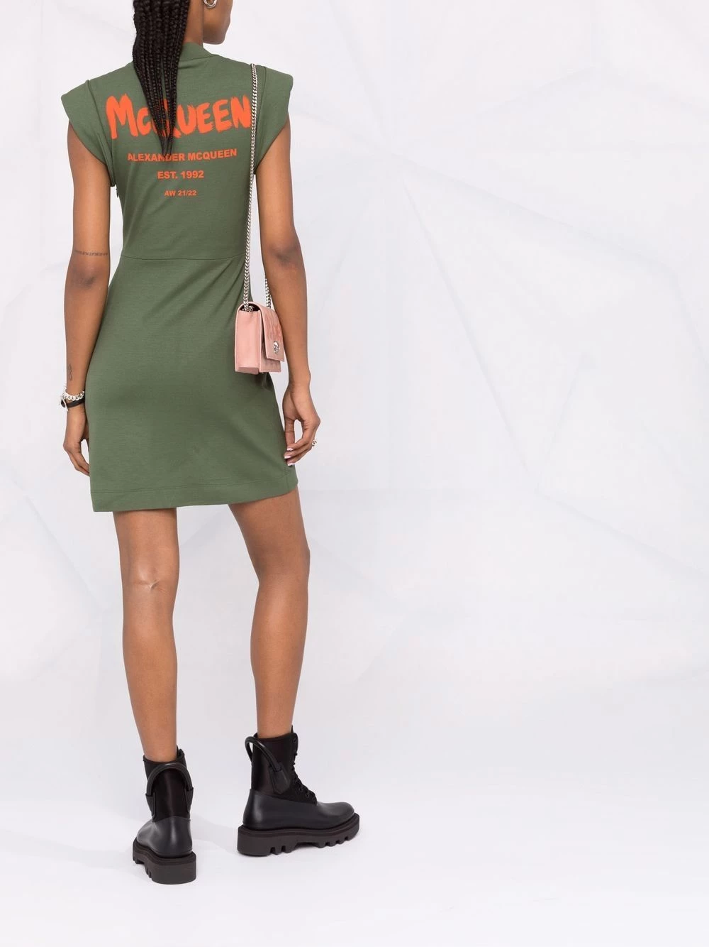 Flash Sale ๐ฅ Alexander McQueen Logo print T ๐ shirt ๐ dress ๐งจ 2 Alexander McQueen logo-print T-shirt dress