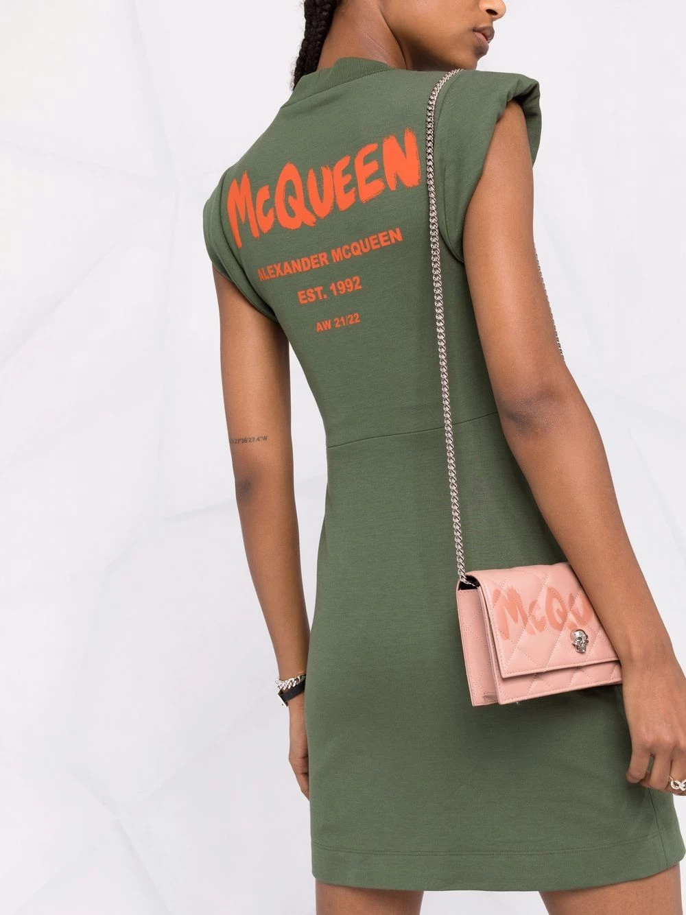 Flash Sale ๐ฅ Alexander McQueen Logo print T ๐ shirt ๐ dress ๐งจ 5 Alexander McQueen logo-print T-shirt dress