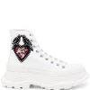 Alexander McQueen Tread Slick embellished boots