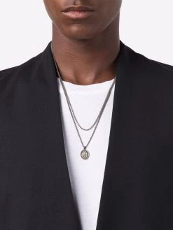Alexander McQueen double layer chain necklace