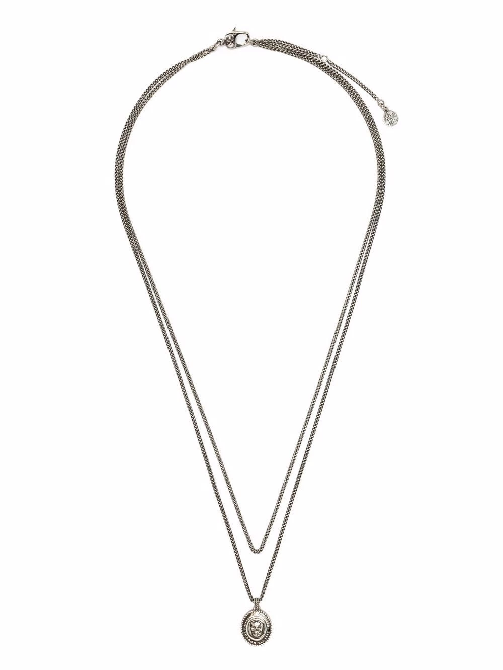 Wholesale ๐งจ Alexander McQueen Double layer chain necklace ๐ฅ 3 Alexander McQueen double layer chain necklace