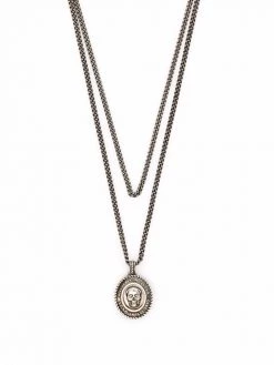 Alexander McQueen double layer chain necklace