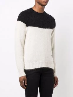 Best Sale ๐ Alexander McQueen Two tone mohair blend knit jumper ๐ 7 Alexander McQueen two-tone mohair-blend knit jumper