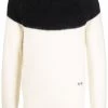 Alexander McQueen two-tone mohair-blend knit jumper