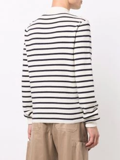 Alexander McQueen striped mock-neck jumper