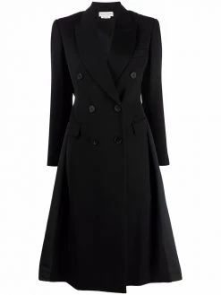 Alexander McQueen double-breasted panelled coat