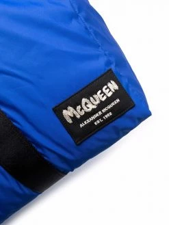 Alexander McQueen logo-patch zipped holdall