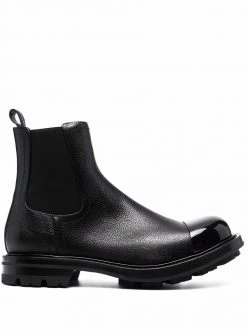 Alexander McQueen contrasting-toe Chelsea Boots