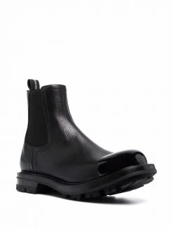 Alexander McQueen contrasting-toe Chelsea Boots