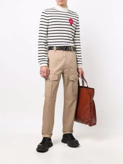 Alexander McQueen cargo pockets straight trousers