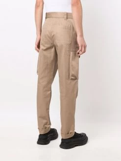 Alexander McQueen cargo pockets straight trousers