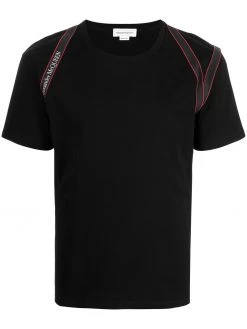 Alexander McQueen logo-strap T-shirt
