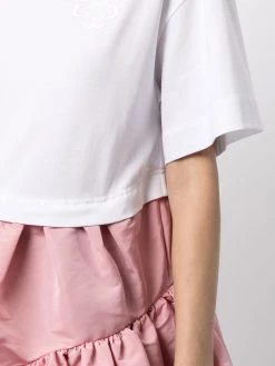 Alexander McQueen two-tone tiered dress