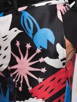 Alexander McQueen graphic-print slim-fit trousers