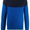 Alexander McQueen two-tone crew neck jumper