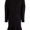 Alexander McQueen long-sleeved peplum dress