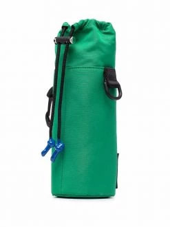 Alexander McQueen small logo-patch messenger bag