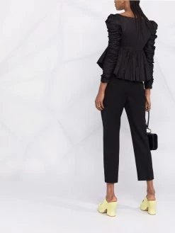 Alexander McQueen straight wool trousers