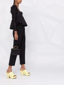 Alexander McQueen straight wool trousers