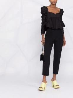 Alexander McQueen straight wool trousers