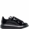 Alexander McQueen high-shine low-top sneakers