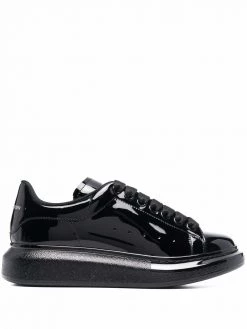 Alexander McQueen high-shine low-top sneakers