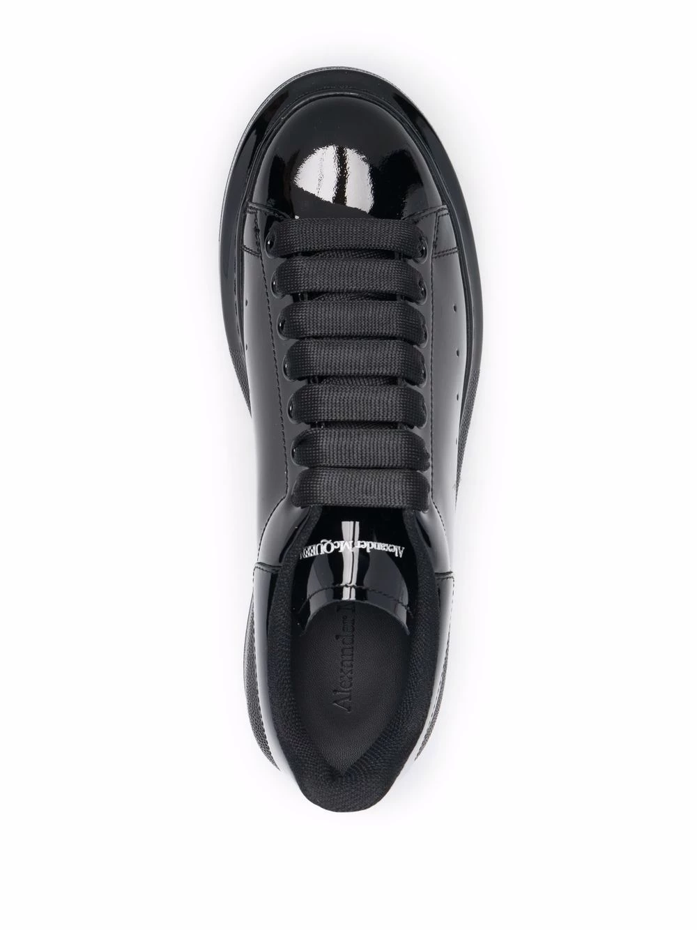 Top 10 ๐งจ Alexander McQueen High shine low top ๐ sneakers ๐ 4 Alexander McQueen high-shine low-top sneakers
